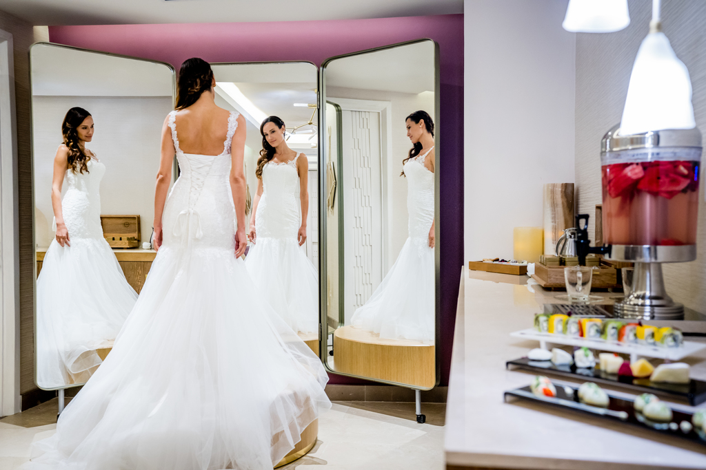 Hyatt-Zilara-Cancun-Zen-Spa-Bridal-Room-Dress-3